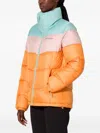 Columbia Three-tone Puffer Jacket In Multi
