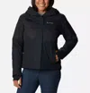 Columbia Tipton Peak Ii Jacket Women's Black Omni-heat Full Zip Phc163 In Black