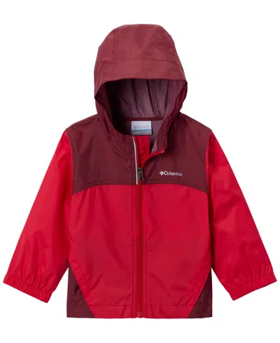 Columbia Babies' Toddler Boys' 2t-4t Glennaker Hooded Rain Jacket In Red