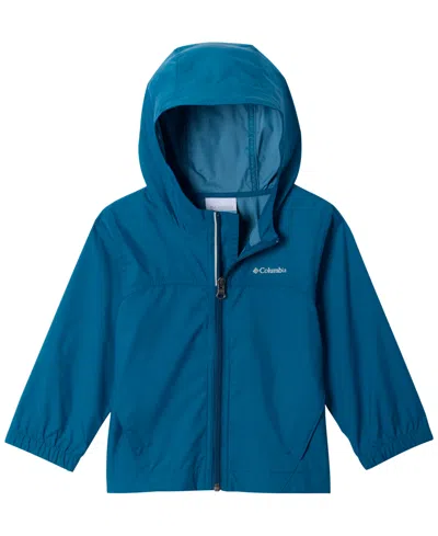 Columbia Babies' Toddler Boys' 2t-4t Glennaker Hooded Rain Jacket In Blue