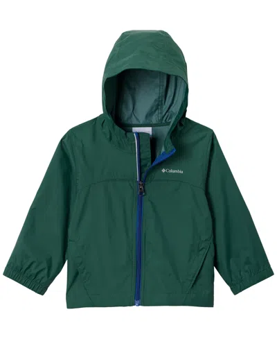 Columbia Babies' Toddler Boys' 2t-4t Glennaker Hooded Rain Jacket In Green