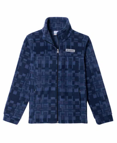 Columbia Babies' Toddler Boys' 2t-4t Zing Iii Full-zip Fleece Sweater In Blue