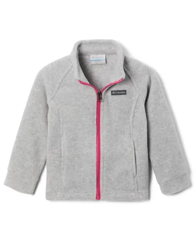 Columbia Babies' Toddler Girls Benton Springs Fleece Jacket In Gray