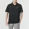 Columbia 户外日常翻领短袖男装上衣透气舒运动休闲t恤polo衫 In Black