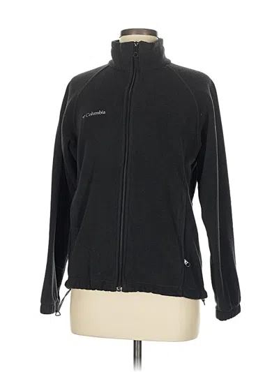 Pre-owned Columbia Track Jacket In Black