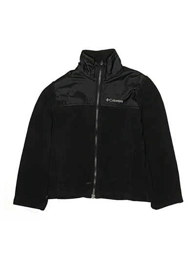 Pre-owned Columbia Kids' Track Jacket In Black