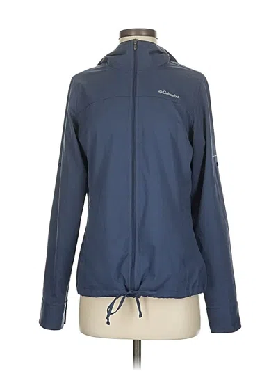 Pre-owned Columbia Track Jacket In Blue