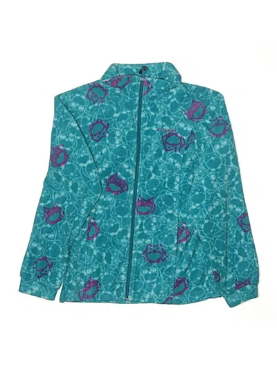 Pre-owned Columbia Kids' Track Jacket In Blue