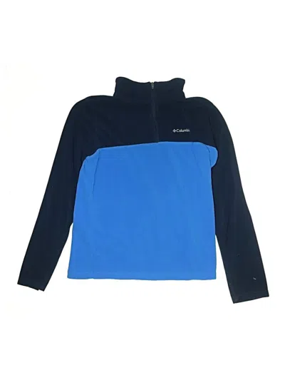Pre-owned Columbia Kids' Track Jacket In Blue