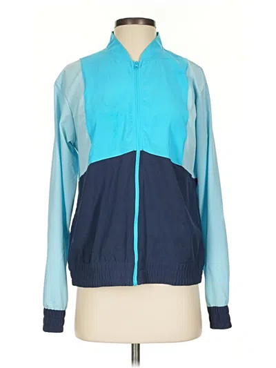 Pre-owned Columbia Track Jacket In Blue