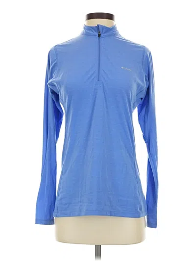 Pre-owned Columbia Track Jacket In Blue