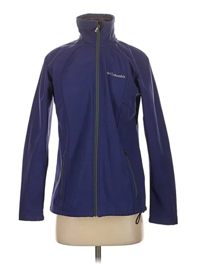 Pre-owned Columbia Track Jacket In Blue
