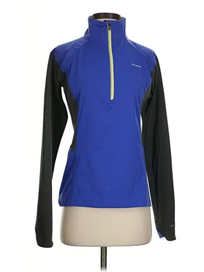 Pre-owned Columbia Track Jacket In Blue