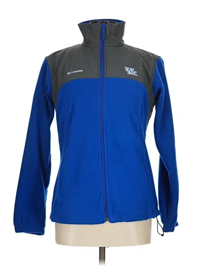 Pre-owned Columbia Track Jacket In Blue