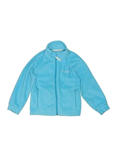 Pre-owned Columbia Kids' Track Jacket In Blue