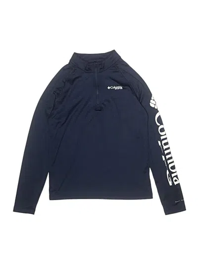 Pre-owned Columbia Kids' Track Jacket In Blue