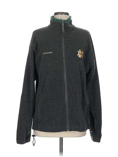 Pre-owned Columbia Track Jacket In Gray