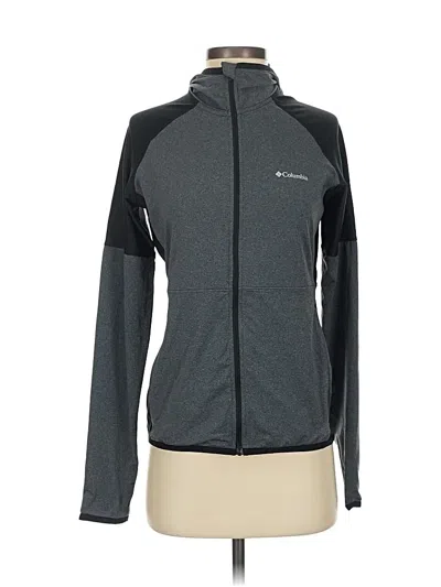 Pre-owned Columbia Track Jacket In Gray