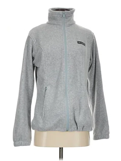 Pre-owned Columbia Track Jacket In Gray