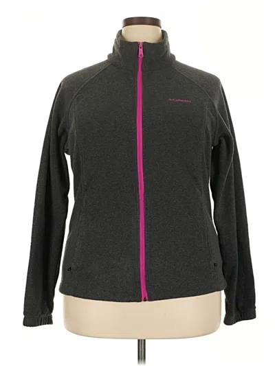 Pre-owned Columbia Track Jacket In Gray