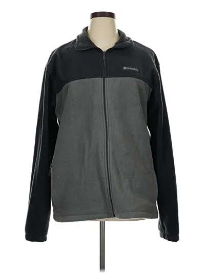 Pre-owned Columbia Track Jacket In Gray