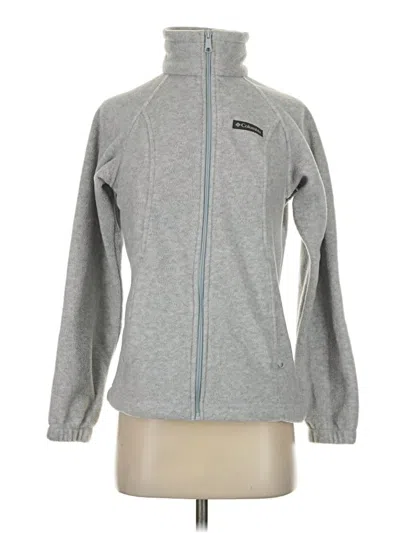 Pre-owned Columbia Track Jacket In Gray