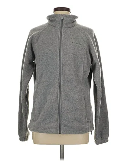 Pre-owned Columbia Track Jacket In Gray