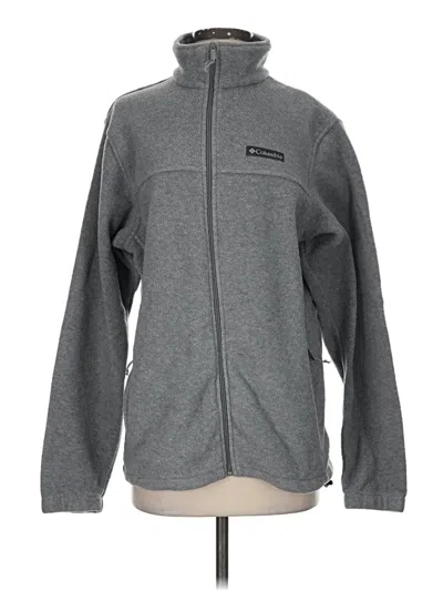 Pre-owned Columbia Track Jacket In Gray