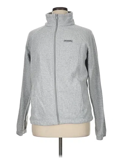 Pre-owned Columbia Track Jacket In Gray