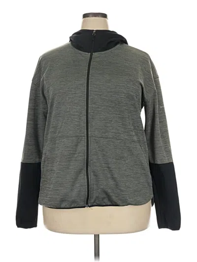 Pre-owned Columbia Track Jacket In Gray