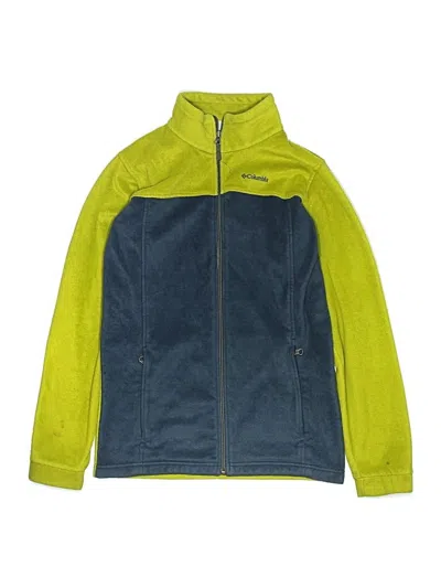 Pre-owned Columbia Kids' Track Jacket In Green