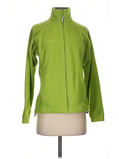 Pre-owned Columbia Track Jacket In Green
