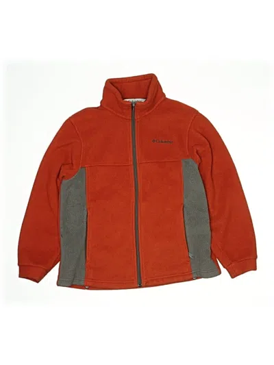 Pre-owned Columbia Kids' Track Jacket In Orange