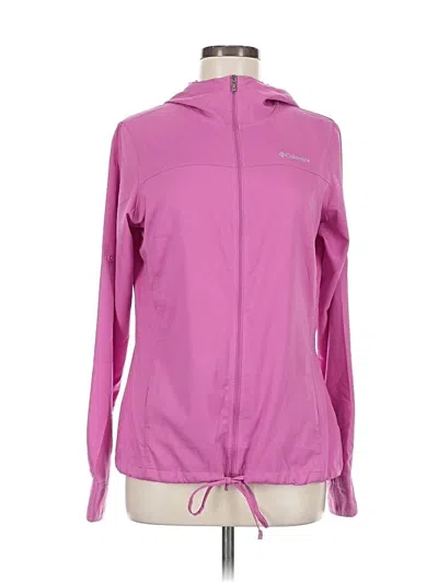 Pre-owned Columbia Track Jacket In Pink