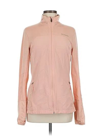 Pre-owned Columbia Track Jacket In Pink