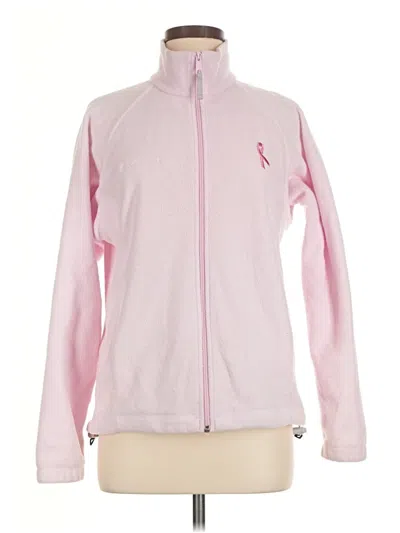 Pre-owned Columbia Track Jacket In Pink