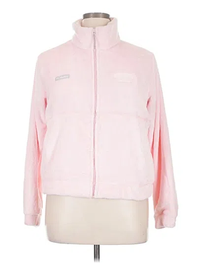 Pre-owned Columbia Track Jacket In Pink