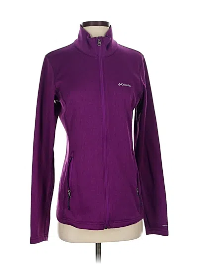 Pre-owned Columbia Track Jacket In Purple