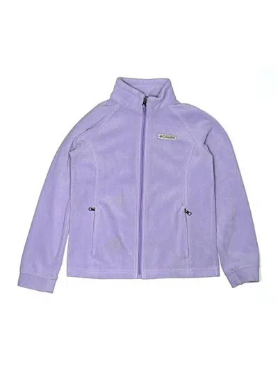 Pre-owned Columbia Kids' Track Jacket In Purple