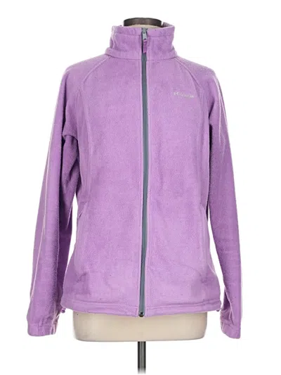 Pre-owned Columbia Track Jacket In Purple