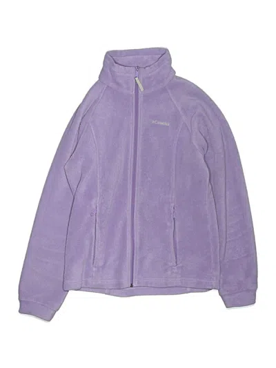 Pre-owned Columbia Kids' Track Jacket In Purple