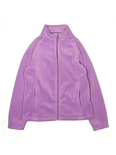 Pre-owned Columbia Kids' Track Jacket In Purple