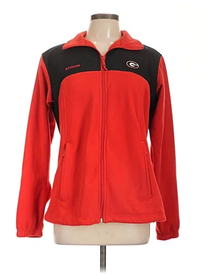 Pre-owned Columbia Track Jacket In Red