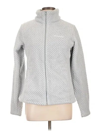 Pre-owned Columbia Track Jacket In Silver