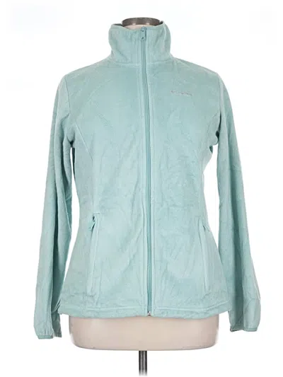 Pre-owned Columbia Track Jacket In Teal