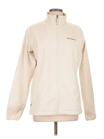 Pre-owned Columbia Track Jacket In White