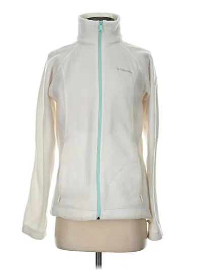 Pre-owned Columbia Track Jacket In White