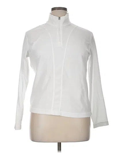 Pre-owned Columbia Track Jacket In White