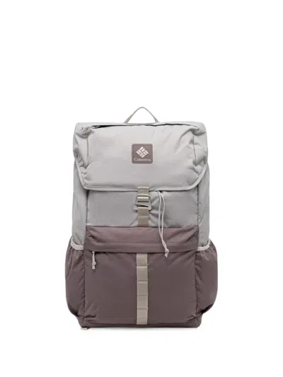 Columbia Trail Traveler 21l Logo-patch Panelled Backpack In White