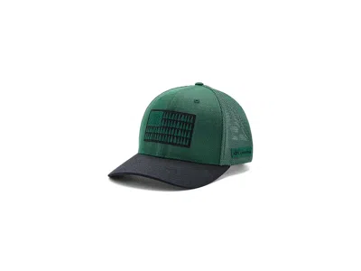 Columbia Tree Flag Mesh Ball Cap Traditional Hats Rain Forest/black: Xxl (7 3/8-8)